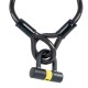 zámek LOOP LOCK15 s U profil zámkem SHACKLE MINI, OXFORD (délka lanka 2 m, průměr lanka 15 mm)