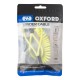 připomínač kotoučového zámku MINDER CABLE, OXFORD (reflexní žlutý, průměr lanka 4 mm, 1 ks, balený sáčku se zdrhovadlem)