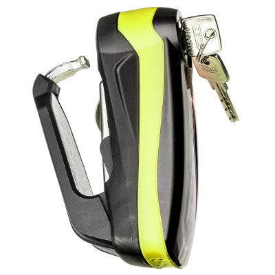 zámek na kotoučovou brzdu s alarmem Detecto 7000 RS1 (trn 3 x 5 mm), ABUS (černá,žlutá)