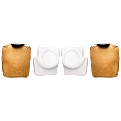 vnitřní díl lícnic s panely pro umístění sluchátek komunikátorů pro přilby Eso, CASSIDA (1 pár)