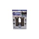 gripy Touring, OXFORD (tmavě šedá pryž, tvrdost pryže medium, na řidítka o průměru 22 mm, pár)