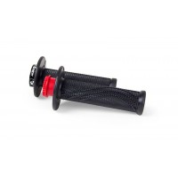 gripy lock-on R20 Wave, RTECH (černé, 1 pár)