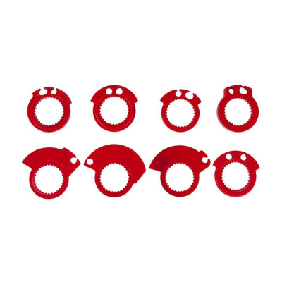 gripy lock-on R20 Wave, RTECH (šedé, 1 pár)