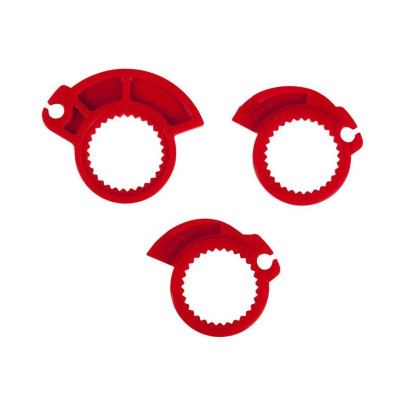 gripy lock-on R20 Wave (BETA RR 125-530), RTECH (neon červené, 1 pár)