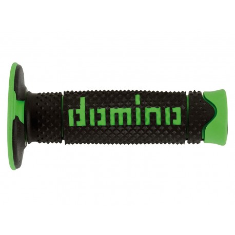 gripy A260 (offroad) délka 120 mm, DOMINO (černo-zelené)