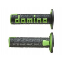 gripy A360 (offroad) délka 120 mm, DOMINO (černo-zelené)