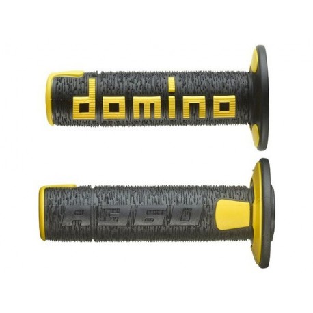 gripy A360 (offroad) délka 120 mm, DOMINO (černo-žluté)