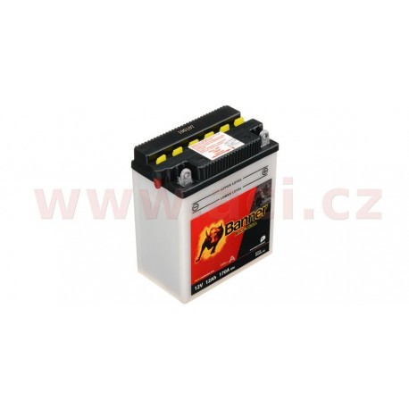 Motobaterie 12V, YB12AL-A2, 12Ah, 170A, BANNER Bike Bull 134x80x160