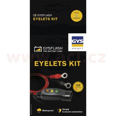 připojovací kabel s indikací stavu baterie - bateriová oka M6 GYSFLASH