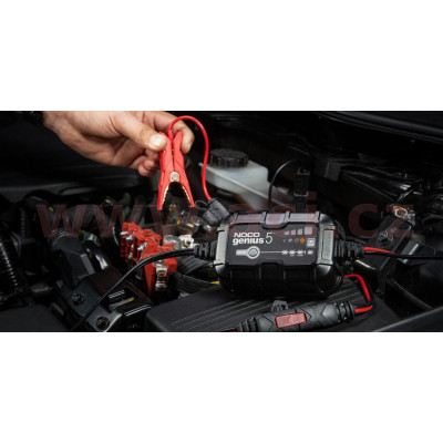 nabíječka NOCO GENIUS5, 6/12 V, 120 Ah, 5 A