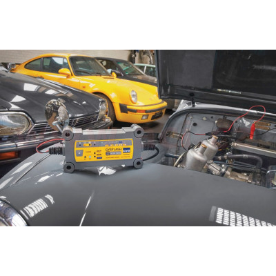 nabíječka GYSFLASH 6A HERITAGE, 6/12 V, 1.2-125 Ah, 6 A