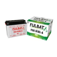 Motobaterie 12V, Y50-N18L-A, 20Ah, 260A, konvenční 205x90x162, FULBAT (vč. balení elektrolytu)