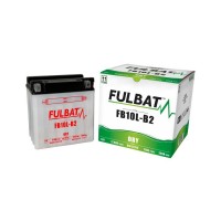 Motobaterie 12V, YB10L-A2, 11Ah, 130A, konvenční 135x90x145, FULBAT (vč. balení elektrolytu)