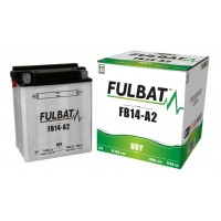 Motobaterie 12V, YB14-A2 (12N14-4A), 14Ah, 175A, konvenční 134x89x166, FULBAT (vč. balení elektrolytu)