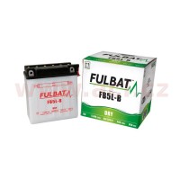 Motobaterie 12V, YB5L-B, 5Ah, 65A, konvenční 120x60x130 FULBAT(vč. balení elektrolytu)