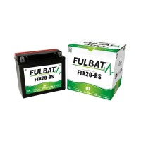 Motobaterie 12V, YTX20-BS, 18Ah, 270A, bezúdržbová MF AGM 175x87x155 FULBAT (vč. balení elektrolytu)