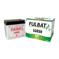 Motobaterie 12V, 53030, 30Ah, 300A, pravá, konvenční 186x130x171, FULBAT (vč. balení elektrolytu)