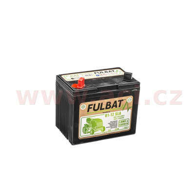 Motobaterie 12V, U1-12 SLA 32Ah, 400A, levá, bezúdržbová MF AGM, 195x125x176, FULBAT (aktivovaná ve výrobě)