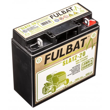 Motobaterie 12V, SLA12-20, 20Ah, 180A, bezúdržbová MF AGM, 182x77x168 FULBAT (aktivovaná ve výrobě)