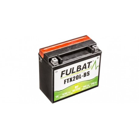 Motobaterie 12V, YTX20L-BS, 18Ah, 270A, bezúdržbová MF AGM 175x87x155, FULBAT(vč. balení elektrolytu)