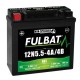 Motobaterie 12V, 12N5.5-4A GEL, 12V, 5.5Ah, 70A, bezúdržbová GEL technologie 135x60x130 FULBAT (aktivovaná ve výrobě)