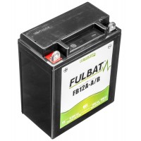 Motobaterie 12V, FB12A-A/B GEL (12N12A-4A-1), 12V, 12Ah, 155A, bezúdržbová GEL technologie 134x80x161 FULBAT (aktivovaná ve výro