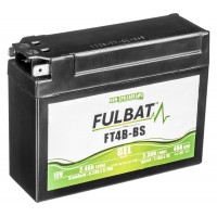 Motobaterie12V, FT4B-BS GEL, 12V, 2.3Ah, 40A, bezúdržbová GEL technologie 113x38x85 FULBAT (aktivovaná ve výrobě)