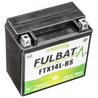 Motobaterie 12V, FTX14L-BS GEL, 12V, 12Ah, 200A, bezúdržbová GEL technologie 150x87x145 FULBAT (aktivovaná ve výrobě)