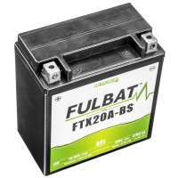 Motobaterie 12V, FTX20A-BS GEL, 12V, 18Ah, 270A, bezúdržbová GEL technologie 150x87x161 FULBAT (aktivovaná ve výrobě)