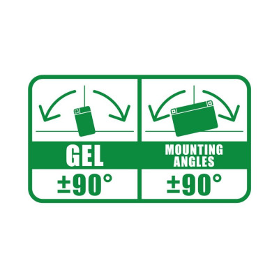 Motobaterie 12V, YTX7A-BS GEL, 6Ah, 90A, bezúdržbová GEL technologie 150x87x94, A-TECH (aktivovaná ve výrobě)