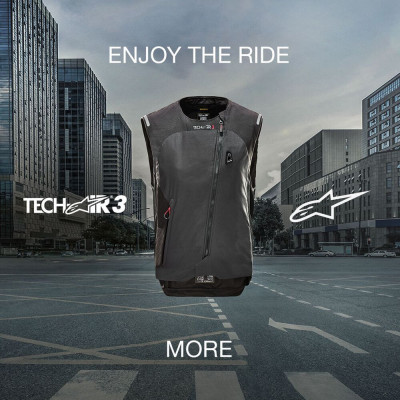 airbagová vesta TECH-AIR®3 system, ALPINESTARS (žlutá fluo/černá) 2024