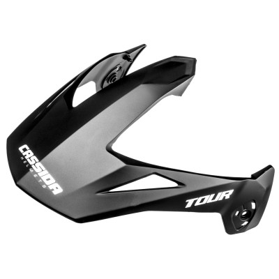 kšilt pro přilby Tour kompatibilní s vyhřívaným plexi, CASSIDA (černý matný)