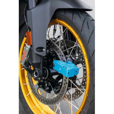 zámek na kotoučovou brzdu Granit Detecto XPlus 2.0 (průměr třmenu 13 mm), ABUS (modrý)