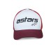 kšiltovka VITAL TRUCKER, ALPINESTARS (bílá/hnědo červená/oranžová)