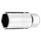 klíč na svíčky extra tenký s gumou (21 mm) 3/8"