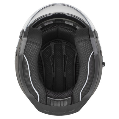 přilba Jet Tech 2.0 Solid, CASSIDA (černá matná/šedá) 2025