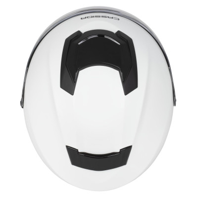 přilba Jet Tech 2.0 Solid, CASSIDA (bílá/černá/šedá) 2025