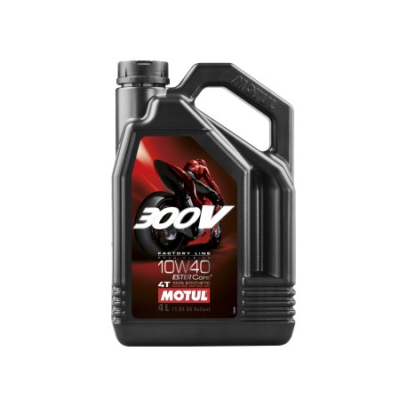 Motorový olej MOTUL 300V 4T 10W-40 4L Factory Line