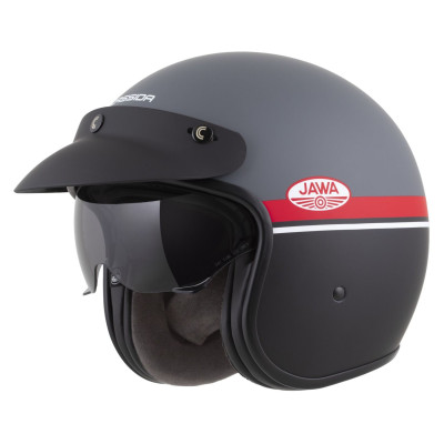 přilba Oxygen 2.0 Jawa OHC, CASSIDA (šedá matná/červená/černá/bílá) 2025