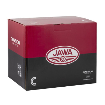 přilba Oxygen 2.0 Jawa OHC, CASSIDA (šedá matná/červená/černá/bílá) 2025