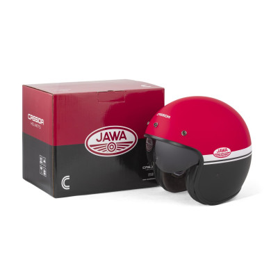 přilba Oxygen 2.0 Jawa OHC, CASSIDA (červená matná/černá/bílá) 2025