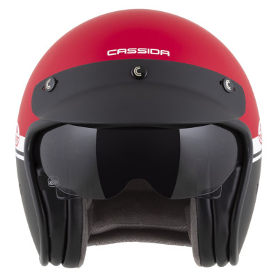 přilba Oxygen 2.0 Jawa OHC, CASSIDA (červená matná/černá/bílá) 2025