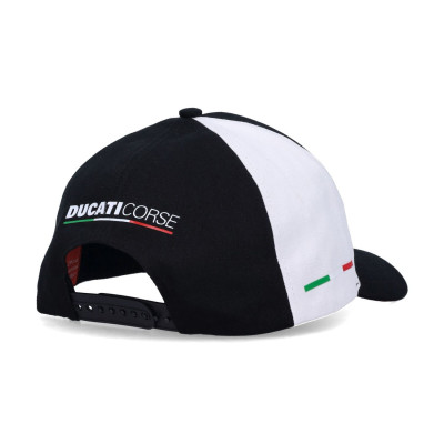 kšiltovka DUCATI Corse (černá,bílá)
