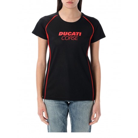 triko DUCATI CORSE, dámské (černá, červená)