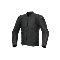 bunda DUSK, ALPINESTARS (černá/laserovaná kůže) 2025