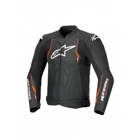 bunda DUSK AIRFLOW, ALPINESTARS (černá/červená fluo) 2025