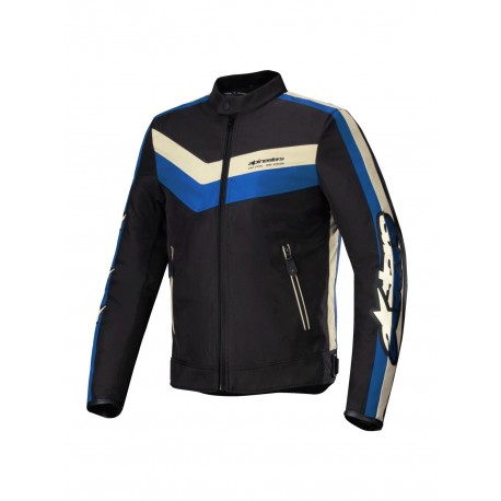 bunda T-DYNO WATER RESISTANT, ALPINESTARS (černá/modrá/béžová) 2025