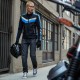 bunda T-DYNO WATER RESISTANT, ALPINESTARS (černá/modrá/béžová) 2025