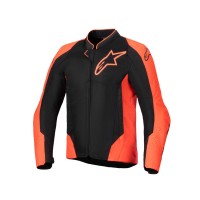 bunda VIPER AIR V4, ALPINESTARS (červená fluo/černá) 2025