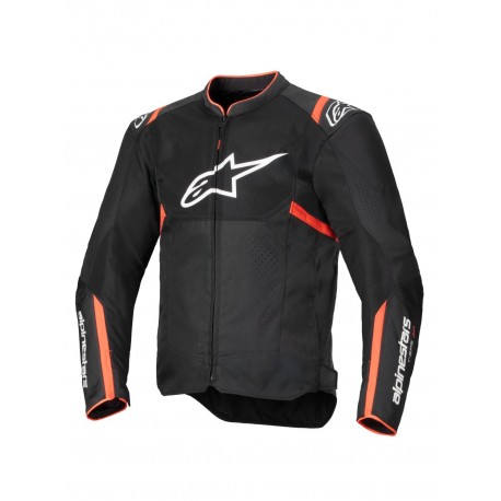 bunda T-SPS AIR V2, ALPINESTARS (černá/červená fluo) 2025